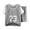 Grey, variant on WOYY Toddler Boys Quick Drying Sports Outfits Basketball Tracksuit Short Sleeve T-Shirt Shorts Set, Sizes 3-4T