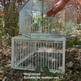 thumbnail image 4 of Bird Trap Cage Single Way Entry Sturdy  Resistant Portable Escape Proof Animal Trap Cage for Farm Garden Warehouses, 4 of 7