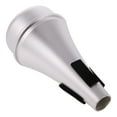 thumbnail image 4 of Baohd Trumpet Practice Mute Straight Trumpet Mute Accessory Lightweight - Silver, 4 of 9