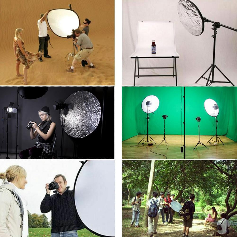 Ccdes Double Handle Reflector Panel,Round Reflector Panel,5 in 1