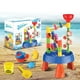thumbnail image 3 of Juguetes para piscina, juguetes para bebés, juguetes para niños pequeños, embudo con rueda de agua, mesa de playa portátil con embudo y rueda de agua, montaje de mesa de playa con embudo y rueda de ag, 3 of 4