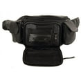 thumbnail image 3 of New Large Leather Waist Hip Lumbar Fanny Pack Bag with Dual Cell Phone Pocket, 3 of 7