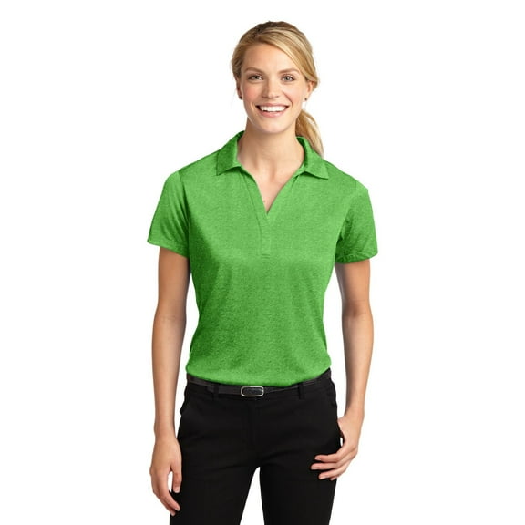 Sport-Tek Ladies Heather Contender Polo. LST660