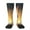2 Black-2, variant on Red And White Flame Fox Print Long Socks,Novelty Design Socks Gift for Men and Women,Crew Socks,Calf Socks
