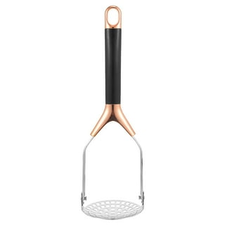 Xinhuadsh Potato Masher Convenient Long Handle Stainless Steel Manual Baby  Vegetable Food Crusher Kitchen Supplies