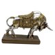 thumbnail image 5 of Decoración de escritorio de escultura de la estatua de los toro 17x5x10.9cm Símbolo de fuerza y ​​prosperidad livianos para estantes, porche, Plateado, 5 of 8