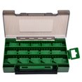 thumbnail image 1 of Caja De Aparejos De Pesca Cajas de aparejos de señuelos de peces de doble capa, portátiles de gran capacidad para suministros de pesca, 1 of 7