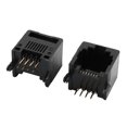 thumbnail image 2 of Home DIY Craft RJ45 8P8C Female PCB Mounting Modular Jack Ethernet Network Connector 7pcs, 2 of 2