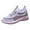 Pink, variant on Fashionable Sock-Fit Daily Shoes, Lightweight Non-Slip Athletic Sneakers, Women's Breathable Knit Lace-Up Sneakers - Lightweight Color-Block Comfort Walking Shoes, Green 9.5