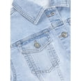 thumbnail image 3 of Wonder Nation Girls Denim Jacket, Sizes 4-18 & Plus, 3 of 4