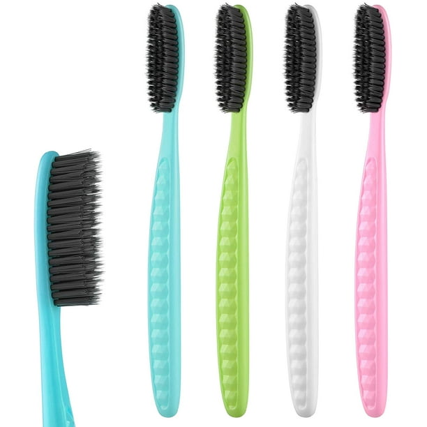 Extra Hard & Firm Toothbrush BPA Free Large Long Head Whitening Teeth