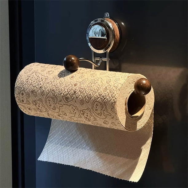 Porta Pañuelos de Cocina: Diseño Moderno, Material Ecológico, Se Tira con Una Sola Mano, Multifuncional, con Espacio para Guardar Bolsas de Basura y Especiero, Base Estable y Antideslizante, Ideal pa