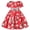 Red, variant on Vedolay Summer Dress Toddler Girls Princess Cartoon Twirl Dress Ruffle Bottom Blue Summer Flutter Sleeves Clothes,Watermelon Red 4-5Years