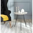 thumbnail image 3 of SAFAVIEH Wolcott Retro Mid-Century Side Table, Grey/Black, 3 of 12