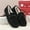 BLACK, variant on DREAM PAIRS Men's Moccasin Slippers Fuzzy Plush House Shoes Indoor Outdoor Fleece Lining Loafers