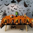 thumbnail image 5 of Halloween Spiderweb Tablecloth, Halloween Tablecloths for Rectangle Tables, Halloween Table Cloths Rectangle 60 x 120 Inch, Halloween Table Cover for Party Dinner Decor, 5 of 5