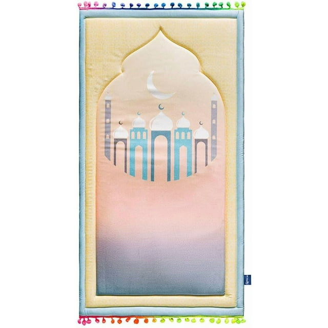 East West Souk Kids Prayer Mats Collection \u2013 Fun & Comfortable Prayer Mats for Children (Sunshine)
