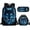 Wolf Blue, variant on Wolf Backpack for Kids Boys Teens 3pcs School Bags Bookbags Set School Backpack with Lunch Box and Pencil Case Purple Galaxy Sky