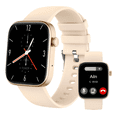 thumbnail image 1 of Smartwatch 1.9 Mujer Hombres Reloj Inteligente Xtellar dorado, 1 of 3