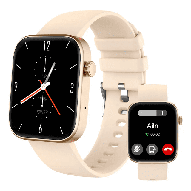 Smartwatch 1.9 Mujer Hombres Reloj Inteligente Xtellar dorado