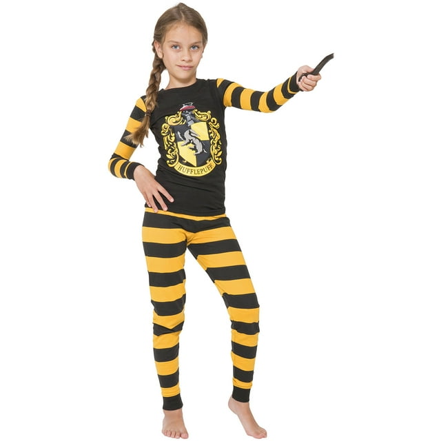 Intimo Harry Potter Pyjamas pour Enfants Toutes Maisons avec Blason (Hufflepuff, 12)