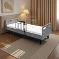 thumbnail image 5 of Electric Adjustable Hospital Bed for Home Use with Wired Remote Control, Memory Foam Folding Mattress & Safety Side Rails, Home Healthcare Support, 5 of 9