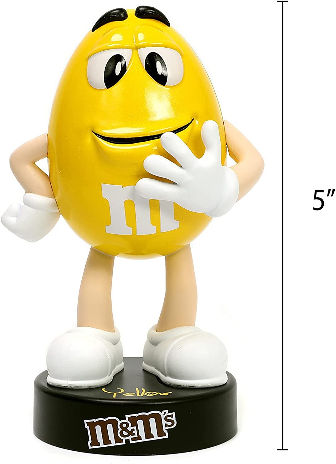M&M's イエローマスコット スタチュー Jada Toys M&MS Yellow 4-Inch Metals Die-Cast Metal Figure - Walmart.ca
