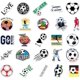 thumbnail image 3 of Soccer Sports Waterproof Stickers for Kids,50pcs Pack Aesthetic Sticker for Water Bottles Laptop iphone Notebooks Computer Skateboard Bicycle Helmet C, 3 of 4