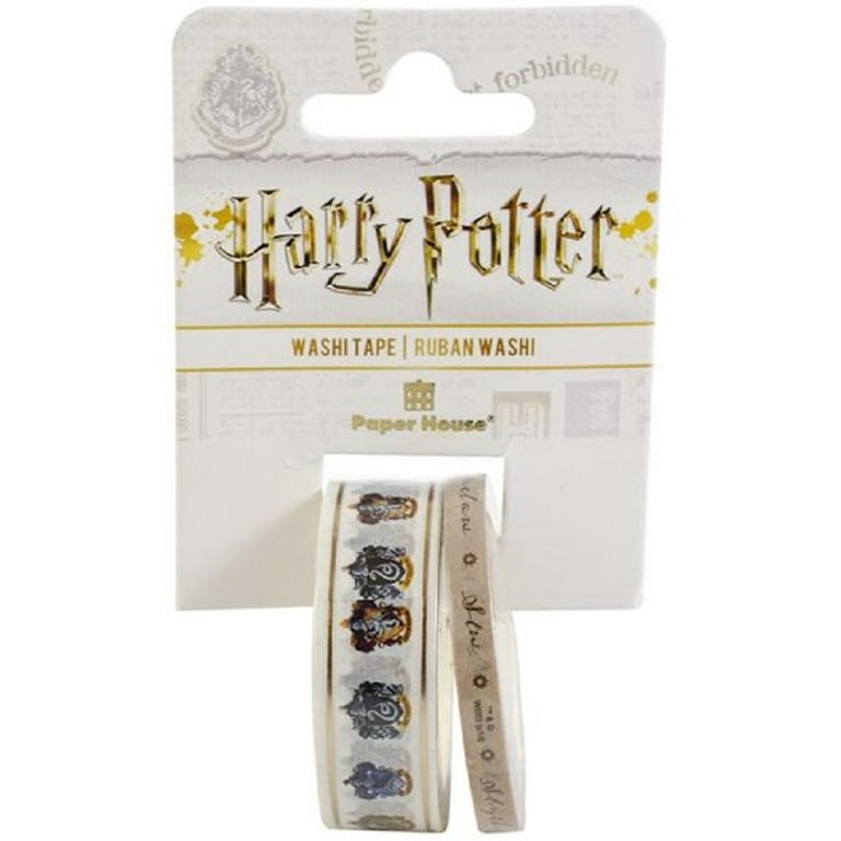 Paper House Washi Tape 2/Pkg - Harry Potter - House Crests