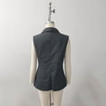 thumbnail image 5 of purcolt Women's Plus Size Vest Open Front Sleeveless Blazers Suit Vests Work Office Business Casual Jackets with Pockets, 5 of 5