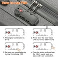 thumbnail image 3 of Joyway Ensemble de Bagages Rigides 4 Pcs avec Roues Pivotantes et Cadenas TSA, Ensemble de Bagages Légers à Main pour l'École, les Voyages, la Fin de Semaine (Gris), 3 of 7