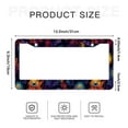 thumbnail image 6 of Colorful Peacock Feathers License Plate Frames for Women Men Car Plate Holder Cover Metal Tag Aluminum Car Accessories Front Rear Plate Decor, 6 of 6