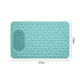 thumbnail image 3 of Vfedsrsge Bath Mat for Tub Mildew Resistant,Bathroom Rug Rubber Backing Non-slip Can Massage or Scrub The Soles of The Feet Bathroom Floor Mat Shower Rug in Front of The Bathtub,Green, 3 of 9