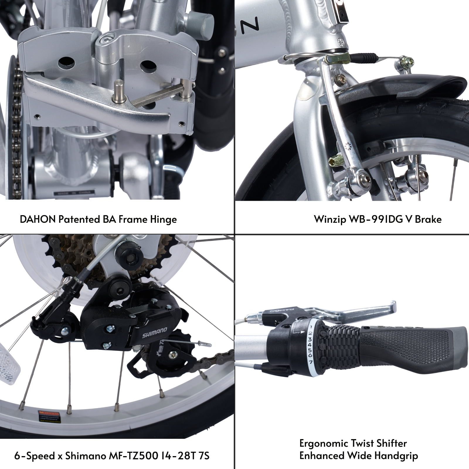 Dahon Route 20 inch Portable Folding Bike for Adults, with Shimano