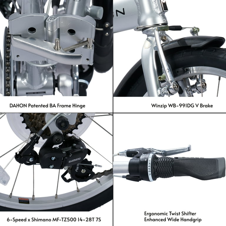 Dahon Route 20 inch Portable Folding Bike for Adults, with Shimano