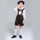 thumbnail image 4 of 3Pcs Kid Oktoberfest Costume Boy Lederhosen Shorts Boy Beer Festivals Suit Halloween Costume Oktoberfest Role Play Khaki XL, 4 of 4