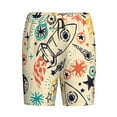 thumbnail image 4 of Fotbe Rockets Pajama Shorts for Men, Men's Pajama Bottoms, Sleepwear,Short Pajama Pants-Medium, 4 of 9