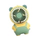 thumbnail image 5 of Ventilador portátil de mano, silencioso, ligero, recargable, de bolsillo, para verano, de escritorio. amarillo, 5 of 9