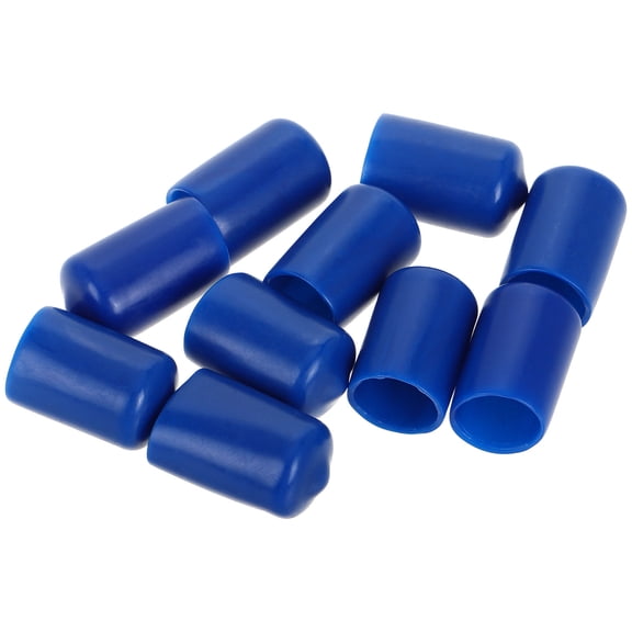 BALAHAPY 10Pcs Blue Rubber Billiard Tip Protector for Anti Slip in Games