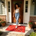 thumbnail image 4 of Bxaolu 4th of July Welcome-Doormat Independence-Day Outdoor-Entrance Mats Red-White-Blue American Flag Door Mat Non Slip Coir Front-Door Mat for Patriotic Home Decorations 16 x 24 Inch, 4 of 6