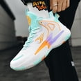 thumbnail image 6 of Novetra Men's Basketball Shoes Comfortable Fashion Athletic Sneakers Breathable Non Slip Lace up Shoe Running - GREEN3_6.5, 6 of 6
