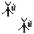 thumbnail image 3 of VONKY Black Exquisite Craft Tripod With Matte Surface And Round Edge For Smooth Line Shooting V Yoke Stick Black 2Set, 3 of 6