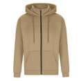 thumbnail image 7 of Wutalume Men's Sweat Jacket with Hood Leisure Hooded Jacket Zip Hoodie, Casual Sweatshirt Jacket for Winter, Plain Design with Pockets, Ideal for Men's Daily and Outdoor Use,Beige XL, 7 of 7