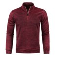 thumbnail image 2 of KaLI_store Men Sweaters Casual Men's Solid Knit Cable Sweater Vintage Pullover Sweater Woven Crewneck Knitted Tops ,3XL, 2 of 5