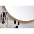 thumbnail image 4 of Metal frame round mirror 18 inch in Brass, 4 of 5