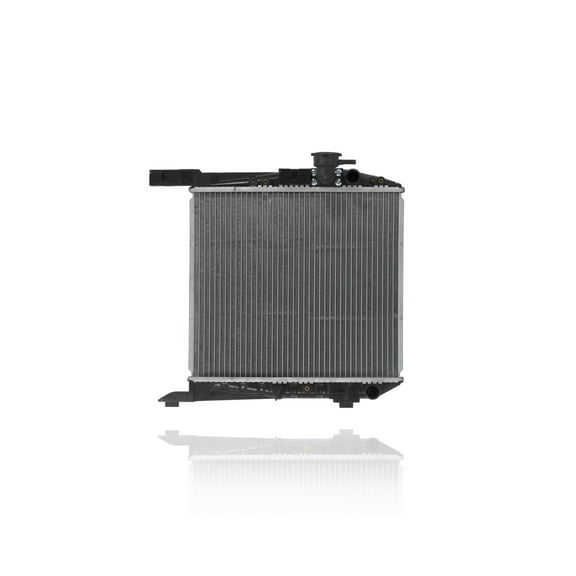 Radiator - Pacific Best Inc. Fit/For 84-87 Honda Civic Sedan/Hatcback CRX - Plastic Tank Aluminum Core 1-Row - 19010PE0033