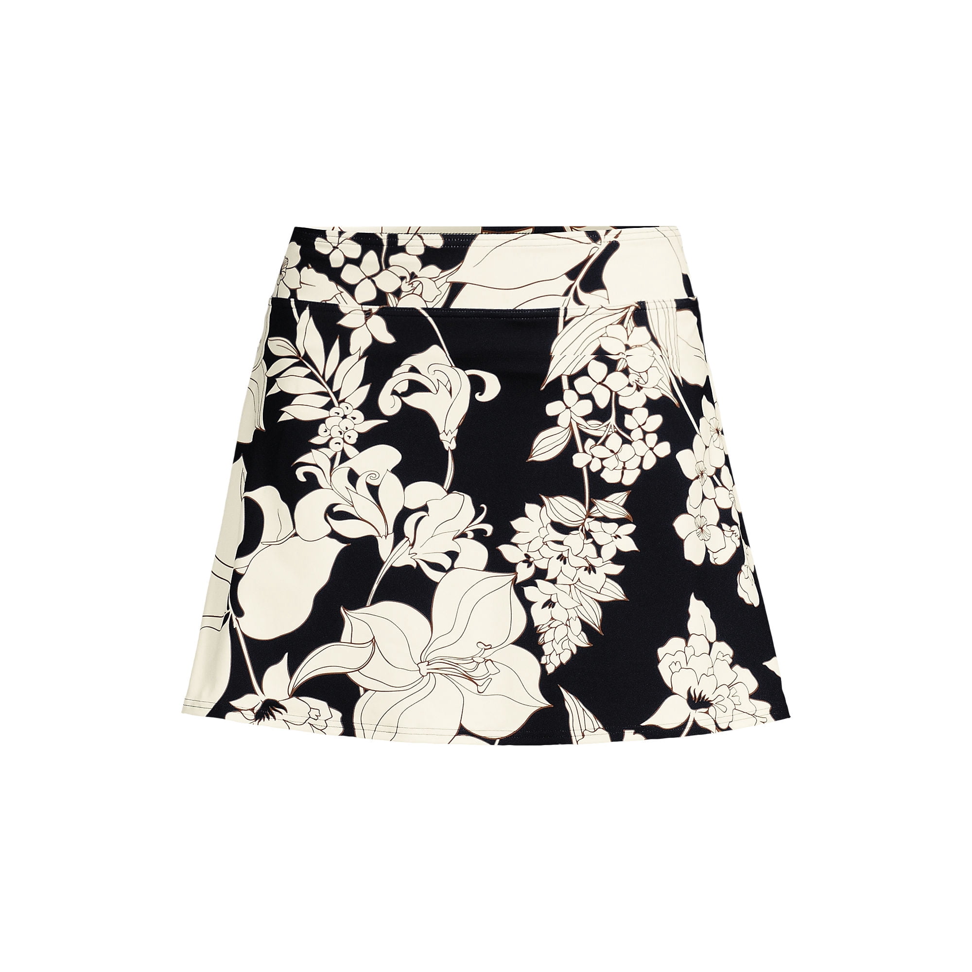 Lands' End Women's Plus Size Tummy Control Swim Skirt