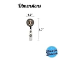 thumbnail image 4 of Bernese Mountain Dog Standing Retractable Reel ID Badge Key Card Name Tag Holder with Clip, 4 of 7