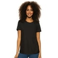 thumbnail image 2 of Felina | Slub Jersey Crew Neck T-Shirt | 2-Pack (Large, Black White), 2 of 5