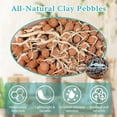 thumbnail image 2 of 15 LBS Organic Expanded Clay Pebbles, 4mm -16mm Light Expanded Clay Aggregate, Natural Clay Pebbles for Hydroponic & Aquaponics Growing, Orchid Potting Mix, Dutch Buckets, Drainage, 2 of 7